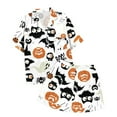 thumbnail image 1 of WEAIXIMIUNG Children's Leisure Printed Button Collar Short Sleeved Top Shorts Pajama Set 8-9 Years, 1 of 5