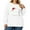 White, variant on Women's Plus Size Christmas Printed Sweatshirt, Long Sleeve Casual Pullover Top, MERRY CHRISTMAS Graphic Fashion Hoodie,Red,L
