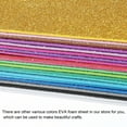 thumbnail image 6 of Glitter EVA Foam Sheets Soft Paper Self-Adhesive 11.8 x 7.8 Inch Dark Green 6Pcs, 6 of 7