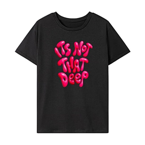 Camiseta para Mujer, Camiseta Básica, Camiseta Suave con Cuello Redondo para Acampar, Desplazarse, Viajar S