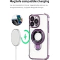 thumbnail image 3 of Case for iPhone 11 with Magnetic Ring Stand - Four Corners Shockproof [Military Grade Drop Protection], Luxury Slim Kickstand Case for iPhone 11 - Pink, 3 of 14