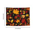 thumbnail image 6 of Kdxio Autumn Maple Leaves A Wall Hanging Tapestries Banner For Bedroom College Dorm Home Living Room Party Decor 29X37 In, 6 of 8
