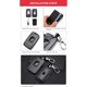thumbnail image 4 of Estuche de llave de coche de fibra de carbono, apto para Renault Koleos Kadjar Scenic Megane Sandero Espace Clio Captur Kangoo Laguna Talisman Twingo, negro, 4 of 5