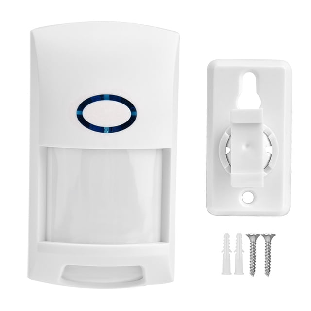 Alarma con detector infrarrojo inalámbrico de 433 MHz, sensor PIR de 110°, alarma de seguridad para mascotas de 25 kg.