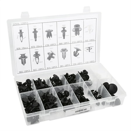 

Bumper Fastener Clips 120pcs Bumper Rivets Retainers Different Sizes For Cars