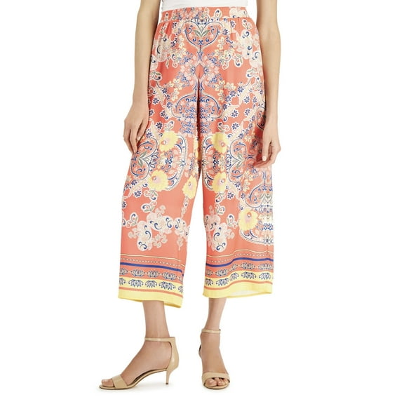 JM Collection Womens Sierra Scarf Pants Starfish Combo L