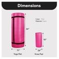 thumbnail image 3 of Yoga Mat 71x24 Inch with Knee Pad - Extra Thick 1" Non-Slip Exercise Mat for Home, Gym & Studio - Includes Carrying Strap & Cushion - Workout Fitness Accessories, 3 of 9