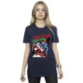 thumbnail image 1 of DC Comics T-Shirt en Coton pour Femmes Superman Père Noël Comique, 1 of 2
