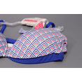 thumbnail image 3 of Hanes Girls Molded Wirefree Bra, 36, Flight Blue Diamond Print/Flight Blue, 3 of 3