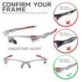 thumbnail image 3 of Walleva Brown Polarized Lenses And Brown Rubber Kit For Oakley Fast Jacket OO9097 Sunglasses, 3 of 7