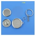 thumbnail image 2 of 100sets Of 32mm Button Keychain Material Single Side Key Chains Keychains Jewelry, 2 of 4