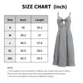 thumbnail image 6 of Amazhiyu Womens Pure Linen Dresses Summer Sleeveless V Neck A Line Swing Beach Midi Dress, 6 of 6