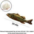 thumbnail image 3 of 4 Sizes Realistic Fish Plush Pillow Toy-Funny 3D Fish Shaped Throw Pillow for Home Sofa Bedroom Gift, 3 of 6