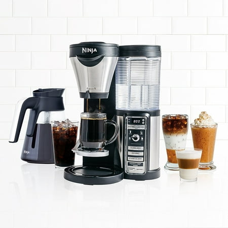 Ninja Coffee Bar Auto-iQ Brewer with Glass Carafe, CF080 - Walmart.com