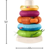 Fisher-Price Sensory Rock-a-Stack Roly-Poly Stacking Toy with Fine ...