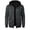 Dark Gray, variant on Men's Lightweight Track Jacket Slim Fit Zip Up Hoodie Thermal Winter Warm Casual Active Coat for Outdoor