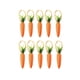thumbnail image 2 of .95 Inch Easter Carrot Hanging Ornaments Artificial Easter Foam Glitter Carrots 10pcs, 2 of 8