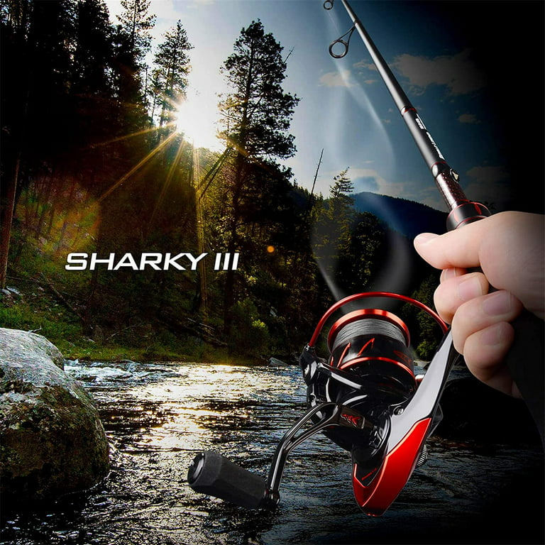 KastKing Sharky III Fishing Reel - New Spinning Reel - Carbon