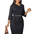 thumbnail image 4 of Womens 950S Vintage Casual Church Dresses Fashion Business Pencil Work Dress, 4 of 8