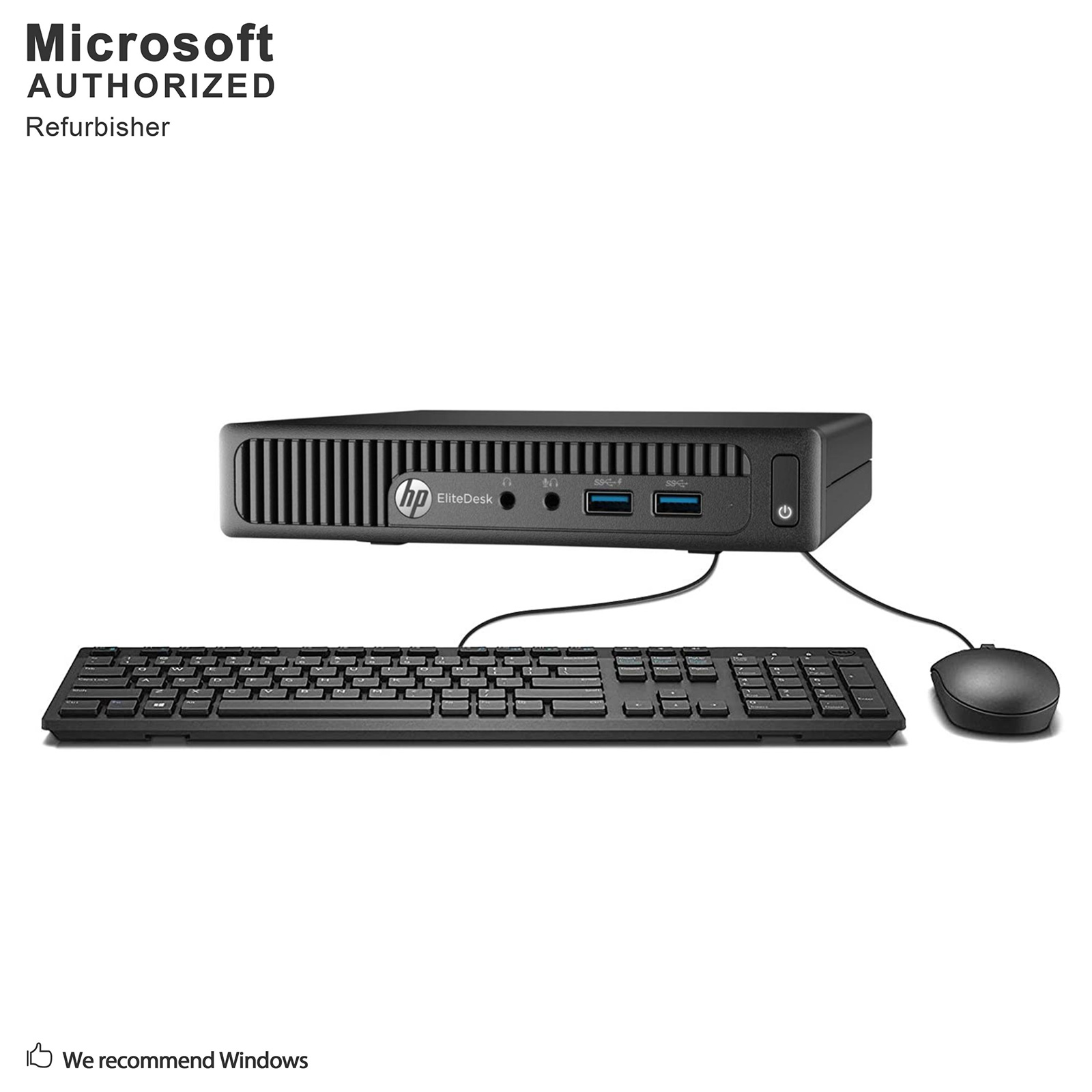 HP EliteDesk 800 G1 Desktop Mini PC, Intel Quad Core I54590T 2.0Ghz