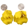 thumbnail image 1 of Pendientes de borlas de pétalos de rosa Laklulu Pendientes de flores de acrílico bohemios Pendientes de flores de resina de gran tamaño, 1 of 5