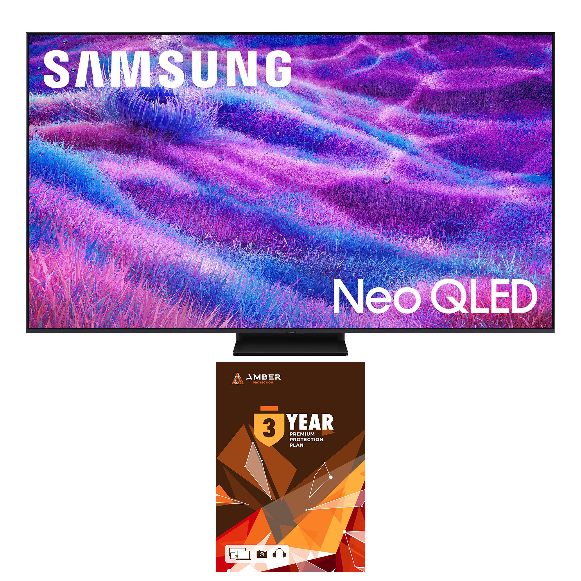 Samsung QN55QN80FAFXZA 55 Inch Neo QLED QN80F Series Supreme UHD 4K TV with 3 Year Amber Protection Plan (2025)