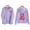 A160 Purple, variant on JOANKDMI Women's Boxing Gloves Pink Ribbon Hoodies Breast Cancer Awareness Graphic Pullover Sweatshirt Long Sleeve Pocket Drawstring Activewear Fight Like a Girl