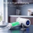 thumbnail image 5 of Electric Spin Scrubber, Cordless Shower Scrubber with LED Display, 6 Replaceable Brush Heads, IPX6 Waterproof Power Scrub Brush for Bathroom Tub Tile Sink Cleaning, 5 of 6