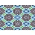 thumbnail image 1 of Ahgly Company Machine Washable Indoor Rectangle Transitional Tiffany Blue Area Rugs, 8' x 12', 1 of 7