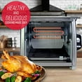 thumbnail image 2 of Ronco Showtime Modern Edition Large Capacity Rotisserie & BBQ Oven, Includes Multipurpose Basket, Simple Switch Controls, Silicone Door Tie, Self-Basting, Auto Shutoff, 2 of 5
