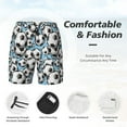 thumbnail image 3 of Fotbe Football Soccer Ball Traje de Baño para Hombre – Shorts de Natación de Secado Rápido con Forro y Bolsillos-3X-Large, 3 of 6