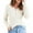 White, variant on Tiqkatyck Women Summer Tops Clearance, Womens Crew Neck Shirts Long Sleeve Tshirts Button Down Knit Shirt Casual Plain Tops, Sweatshirt for Women, Trendy Tops for Women 2024 Army Green L