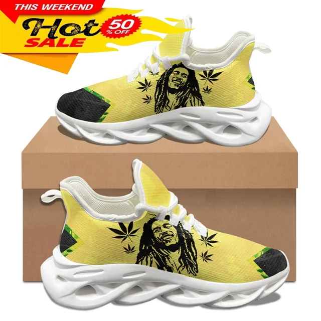 Zapatos planos con estampado de bandera de Jamaica para mujer, zapatillas cómodas con cordones, control flexible