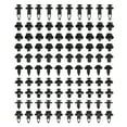thumbnail image 1 of Amdohai 100Pcs Fastener Clips Trunk Screw Rivets Set Car Bumper Fender Retainer Fastener for Automotive, 1 of 6