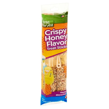 - Wild Harvest Crispy Honey Flavor Treat Sticks for Parakeets, 8 oz