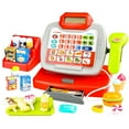 thumbnail image 1 of Ensemble de Jeu de Peseuse Jouet Caisse Enregistreuse pour Enfants avec Numériseur, Aliments et Calculatrice, Cadeau 3+, 1 of 8
