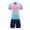 Blue, variant on Fnooota Boys Athletic Outfit Sets Size 14-16, Short Sleeve 2 Piece Running Summer Activewear Clothing Sets Blue Size 14-16