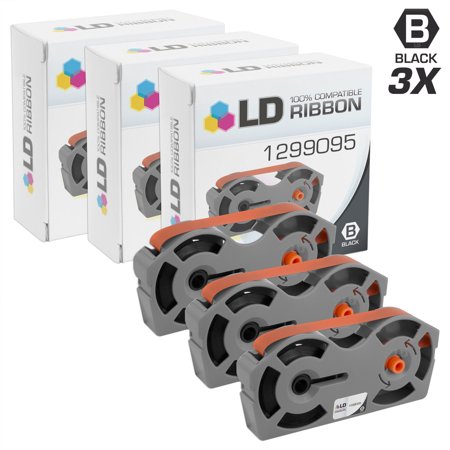 LD Products Compatible Ribbon Cartridge Replacement for IBM 1299095 (Black  3-Pack)