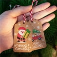 thumbnail image 3 of Kearding 50 Uds. Etiquetas de regalo de Feliz Navidad con diseños navideños clásicos fiesta de Navidad Kraft de Feliz Navidad Kits de decoración para fiestas No.2, 3 of 6