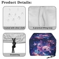 thumbnail image 7 of Xixirimido Cute Axolotl Galaxy Print Toaster Cover, Dust Proof Cover for Kitchen Small Appliance with Drawstring Toaster Protector Cover Kitchen Accessories, for 2 Slice, 7 of 7