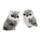 thumbnail image 2 of ColoMX 2 piezas de búho de peluche de aventura, juguete de búho de peluche, decoración de habitación para niños y niñas, regalo para niños y mujeres, color gris, 2 of 8
