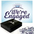 thumbnail image 2 of Ambesonne Saying Jigsaw Puzzle Durable Cardboard, We Are Engaged, 1000 pcs, Sky Blue and Navy Blue, 2 of 5