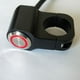 thumbnail image 3 of DC 12v 16A Botón De Encendido / Apagado de la lámpara Del Punto De Niebla Del Interruptor De La cicleta de material acero Inoxidable Con Indicador LED Apto Par rojo, 3 of 4
