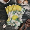 thumbnail image 4 of Summer Fresh Lemon Plaid Microfiber Kitchen Towel Dish Cleaning Towels Absorbent Rag Household Cleaning Tool Tea Cloth, 4 of 7