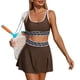 thumbnail image 2 of Traje de baño separado tankini - Traje de baño de dos piezas con banda elástica de color sólido para mujer Trajes de baño tankini para mujer Traje de baño de 2 piezas para mujer Trajes de baño para mu, 2 of 5