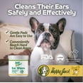thumbnail image 5 of Happy Jack Ear Wipes for Dogs, Otitis Relief, Infections and Odor Control, 5 of 10