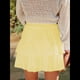 thumbnail image 5 of Falda Pantalón Estilo Bohemio con Volantes y para Mujer, Estilo Casual, de Cintura Alta, Color Amarillo, Talla L, 5 of 8