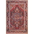 thumbnail image 1 of Unique Loom Revival Medallion Dark Color Rug 3'6 x 5'6 Rectangle Burgundy/Black, 1 of 1