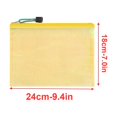 thumbnail image 4 of Linyer 10 Pieces Files Folder Simple Document Holder Holding Container School Office Documents Folders File Organizer for Organization Yellow 18cm*24cm, 4 of 5