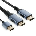 thumbnail image 6 of HDMI-compatible to DisplayPort Cable High Resolution 4K@60Hz, Full HD 1080P@144Hz Active Uni Directional Adapter Cord, 6 of 11